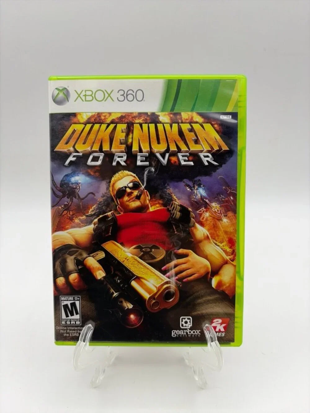 Duke Nukem Forever Microsoft Xbox 360 Complete with Manual CIB Tested Works